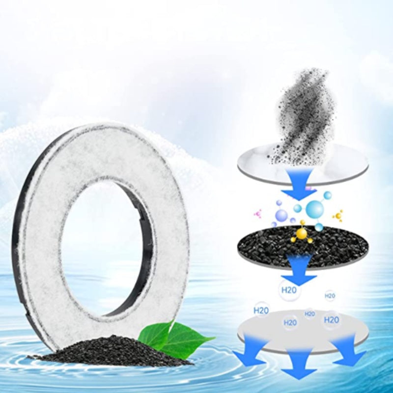 Lavabo para perros y gatos de 2 l con cuenco flotante antidesbordamiento y distribuidor de entrada de agua lenta.